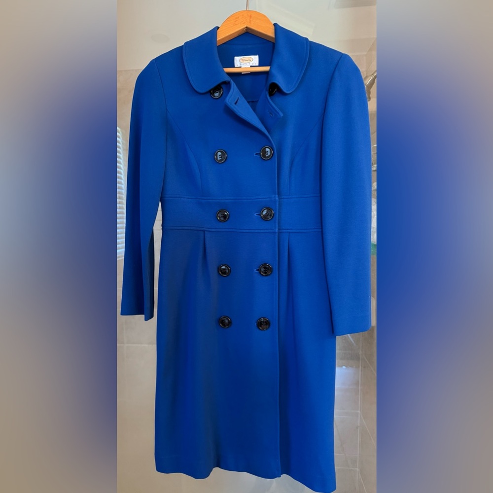 Talbots Blue Pea Coat